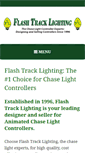 Mobile Screenshot of flashtracklighting.com