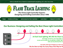 Tablet Screenshot of flashtracklighting.com